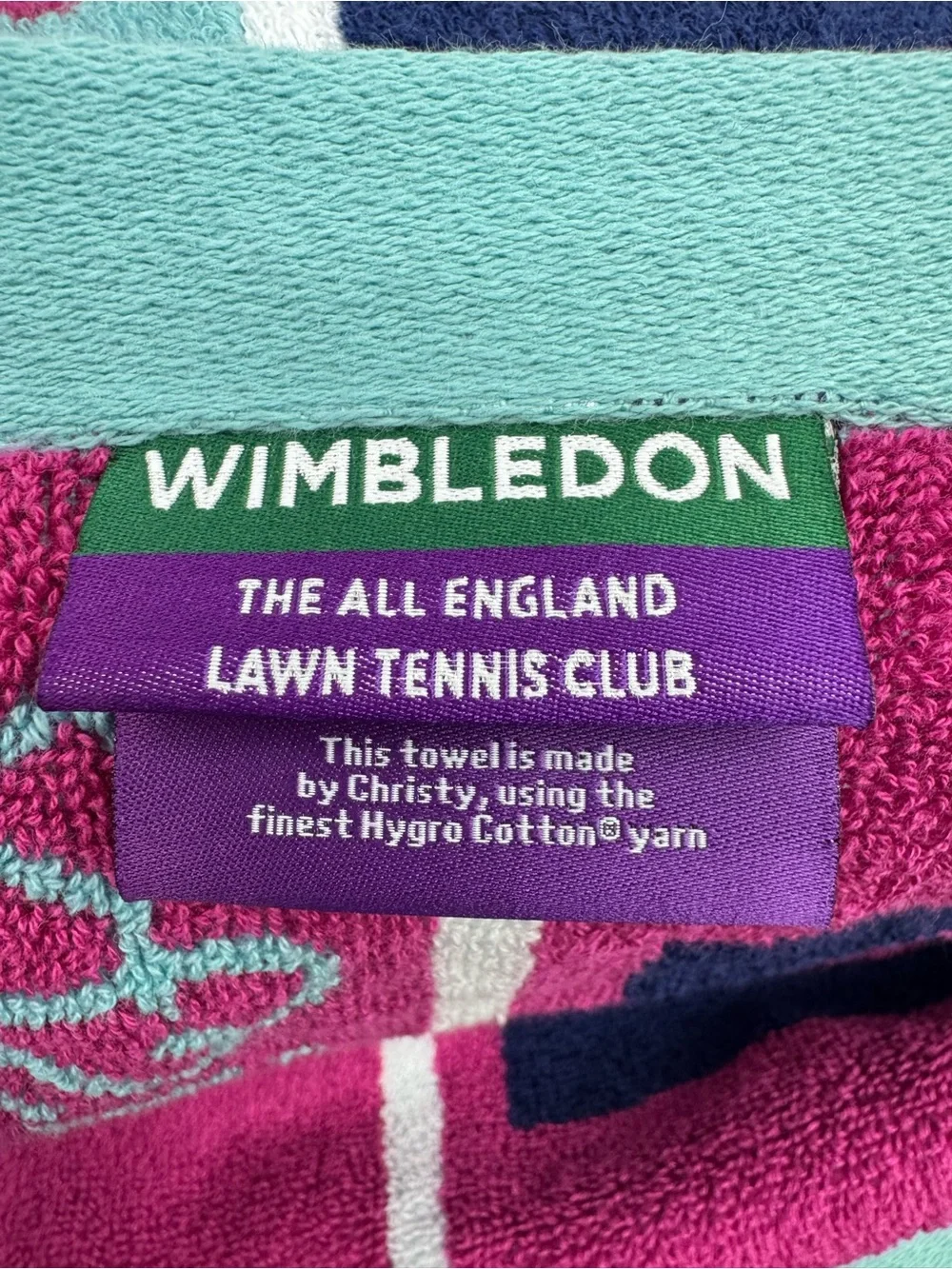 NWT Official Wimbledon The Championship 2019 Ladies Towel  Full Sz Christy